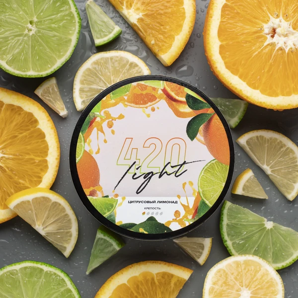 Тютюн 420 Light Citrus Lemonade (Цитрусовий Лимонад) 100 гр
