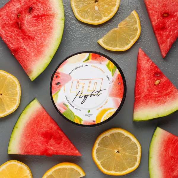 Тютюн 420 Light Watermelon Lemon (Кавун Лимон) 100 гр