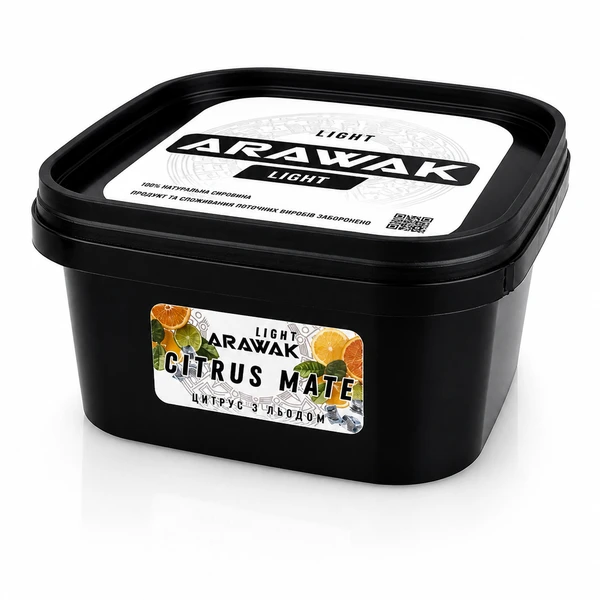 Тютюн Arawak Light Citrus Mate (Цитрус з льодом) 200 гр