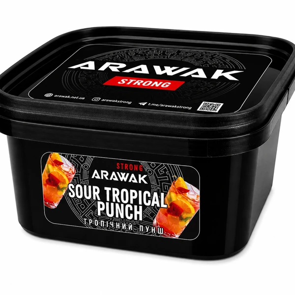 Тютюн Arawak Strong Sour Tropical Punch (Тропічний пунш) 200 гр