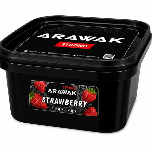 Тютюн Arawak Strong Strawberry (Полуниця) 200 гр