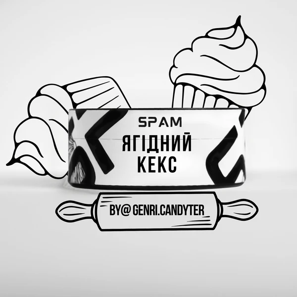 Тютюн Spam Ягідний кекс 100 гр
