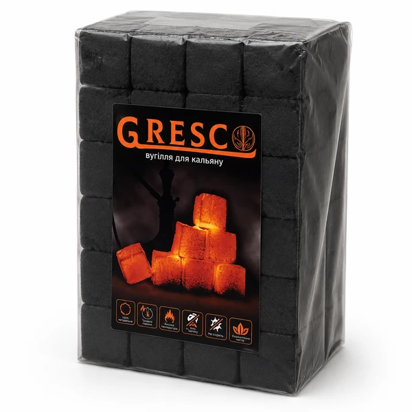 Вугілля горіхове Gresco, 1 кг